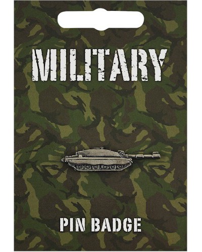 Challenger Tank Pin Badge - Pewter