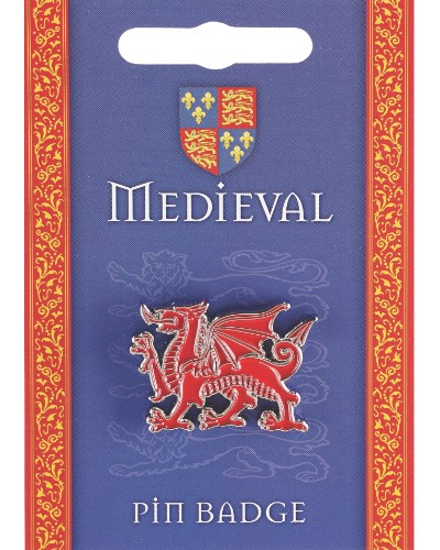 Medieval Dragon Enamel Pin Badge