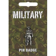Soldier Pin Badge - Pewter