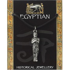 Egyptian Mummy Pendant - Pewter