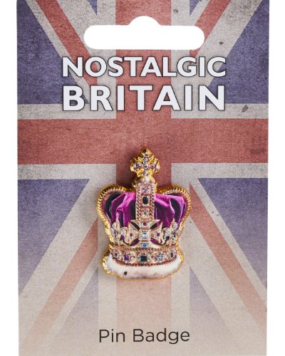 Royal Crown 3D Pin Badge