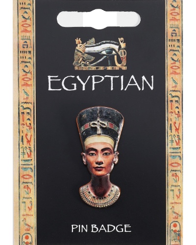 Nefertiti Bust Pin Badge