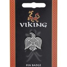 Odin’s Raven Pin Badge - Pewter