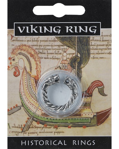 Odin’s Wolf Head Ring - Pewter