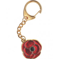 Poppy Enamel Key-Ring