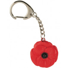 Resin Poppy Key-Ring