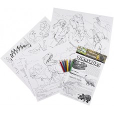 Prehistoric Educational Colouring Posters