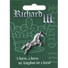 Richard III Pin Badge - Pewter