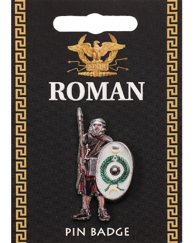 Roman Auxiliary 3D Pin Badge