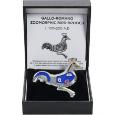 Roman Enamelled Bird Brooch