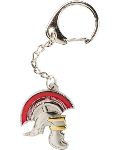 Roman Enamelled Helmet Key-Ring