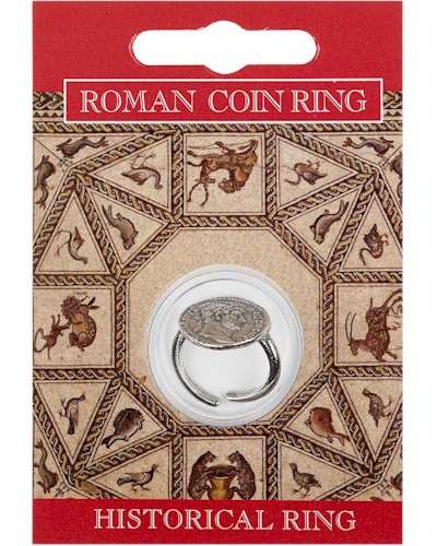 Roman Coin Ring - Pewter