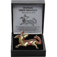 Roman Enamelled Deer Brooch