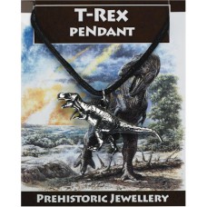 T-Rex Pendant - Pewter