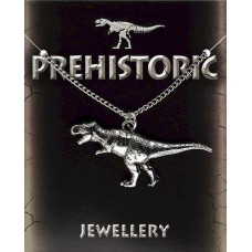 T-Rex Pendant on Chain - Pewter