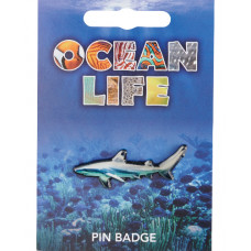 Shark 3D Pin Badge