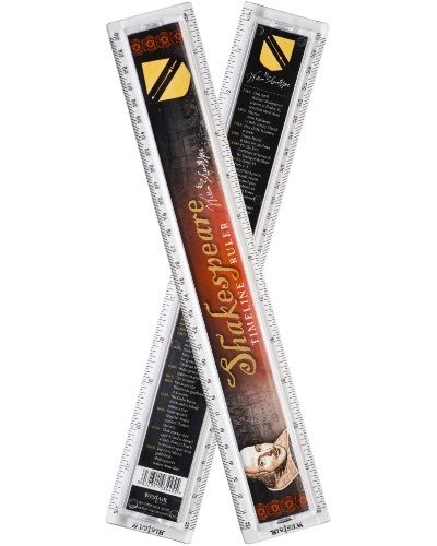 Shakespeare History Ruler - 30cm