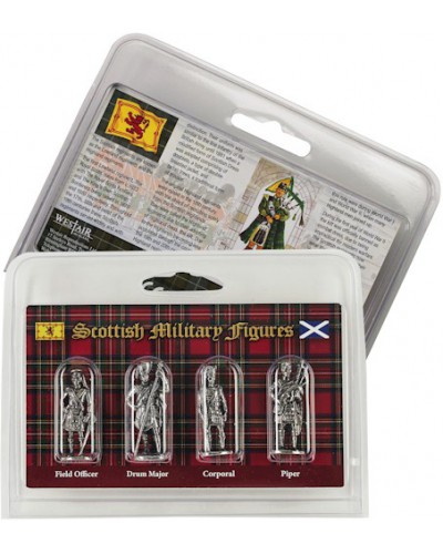 Set of 4 Scottish Figures in Pack