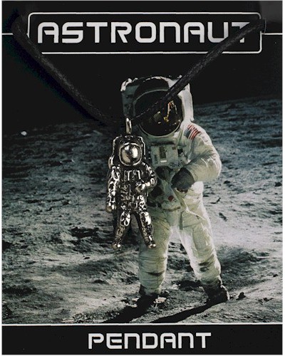 Astronaut Pendant - Pewter