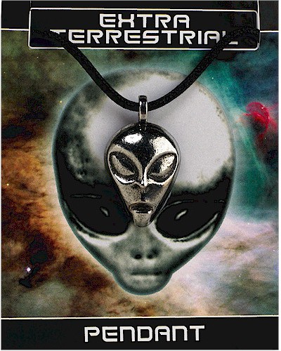 Extra Terrestrial Pendant - Pewter