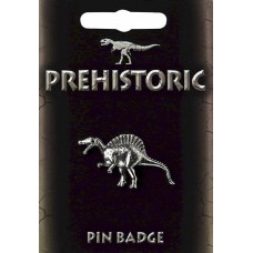 Spinosaurus Pin Badge - Pewter