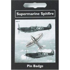 Supermarine Spitfire Pin Badge - Pewter