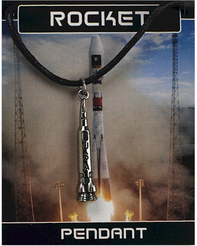 Rocket Pendant - Pewter