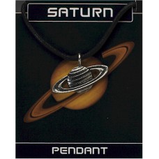 Saturn Pendant - Pewter