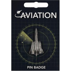 SR-71 Blackbird Pin Badge - Pewter