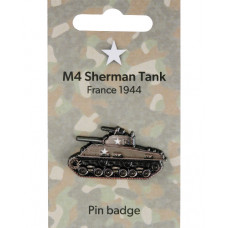 Sherman Tank Pin Badge