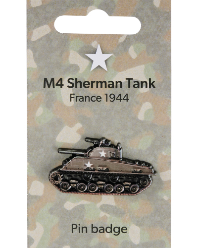 Sherman Tank Pin Badge Sherman Tank Pin Badge