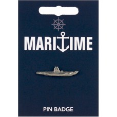 Submarine Pin Badge - Pewter