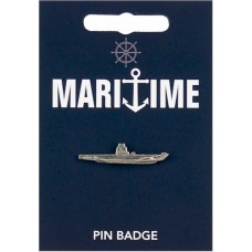 Submarine Pin Badge - Pewter