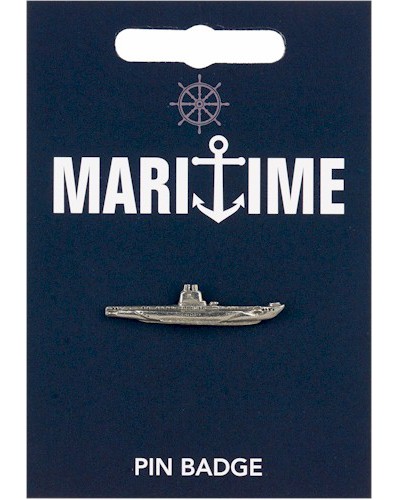 Submarine Pin Badge - Pewter