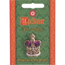 Tudor Crown Pin Badge