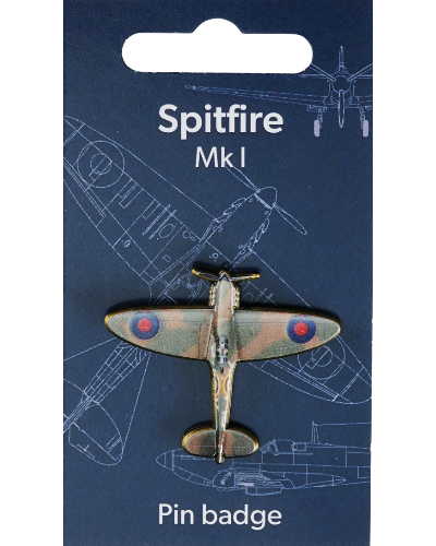 Spitfire 3D Enamel Pin Badge