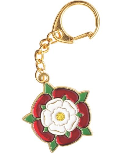 Tudor Rose Enamel Key-Ring