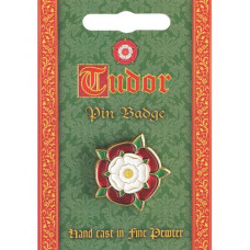 Tudor Rose Enamel Pin Badge