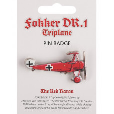 'Red Baron' Fokker Triplane Pin Badge