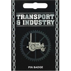 The Rocket Pin Badge - Pewter