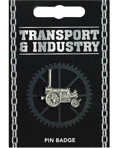 The Rocket Pin Badge - Pewter