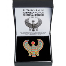 Tutankhamun Winged Horus Enamelled Brooch