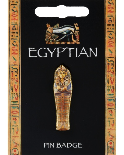Tutankhamun Sarcophagus Pin Badge