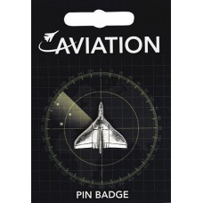 Vulcan Bomber Pin Badge - Pewter