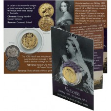 Queen Victoria Gold Sovereign Coin Pack