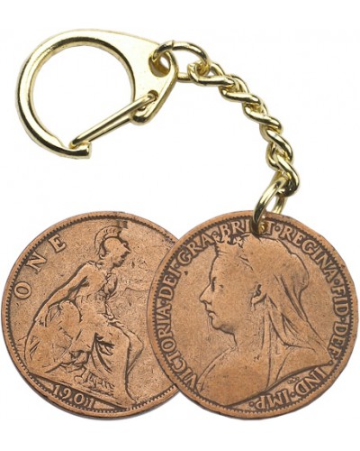 Victorian Penny Key-Ring