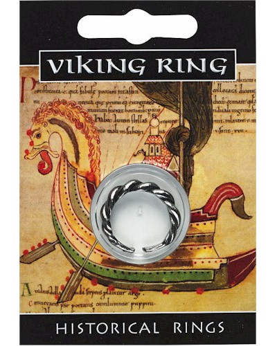 Viking Twist Ring - Pewter