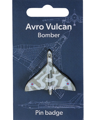 Vulcan Bomber 3D Enamel Pin Badge