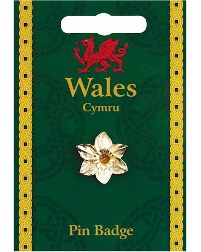 Daffodil Pin Badge - Gold Plated