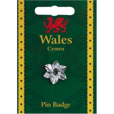 Daffodil Pin Badge - Pewter